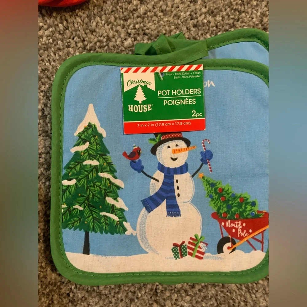 Winter Holiday Christmas Kitchen Hot Pads/Supplies-Hostess Gifts
